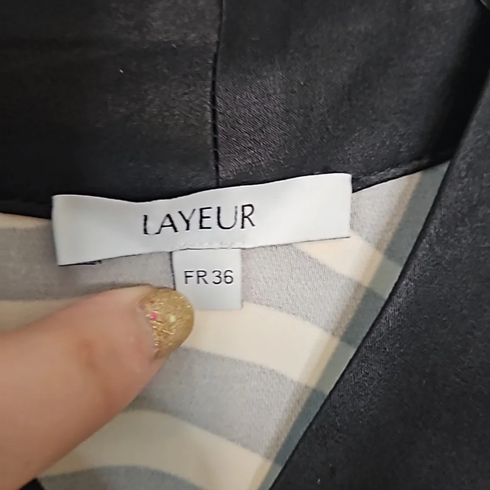 Layeur Zebra Print Maxi Dress Size 4 US FR 36 - Picture 7 of 13